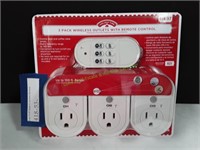 Holiday Time 3-Pk Wireless Outlet w/Remote Control