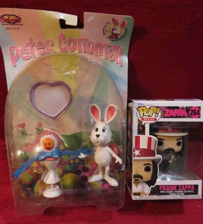 Frank Zappa Pop & Peter Cotton Tail Action Figures