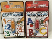 2 Melissa & Doug WATER WOW Books