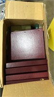 LRG BOX OF ASST STAMP COLLECTIONS