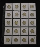 20 Washington Silver Quarters Quarters (Pre 1964)