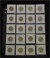 20 Washington Silver Quarters Quarters (Pre 1964)