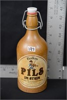 VINTAGE FIEDLERS PILS IM STEIN BEER BOTTLE