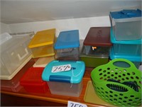 Assorted Plastic Storage