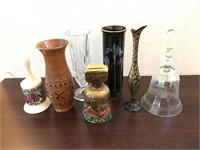 Collectible bells and  Beautiful Vases