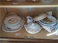 Transferware platter, pted plates and more
