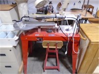 RBI HAWK SCROLL SAW, TABLE AND STOOL