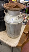 Metal milk can