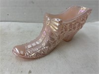 Fenton Art Glass Shoe