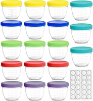 18 Pack Baby Food Storage 6 Assorted Colors