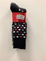 $24  Calvin Klein mens four pack long socks