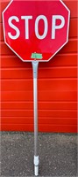 Traffic control sign, extendable