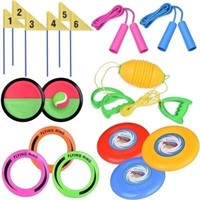 $30  Fun Little Toys 18 PCS Outdoor Games Set