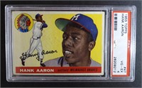 1955 TOPPS #47 HANK AARON PSA 4