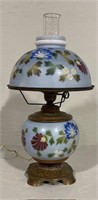Victorian Style Hurricane Lamp w/ Shade & Chimney
