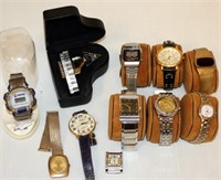 Lot of Misc Watches w Holders