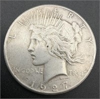 1927 US Peace Silver Dollar