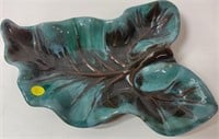 Blue Mountain Pottery Leaf Serving Tray