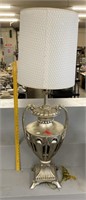 Large Heavy Table Lamp & Shade