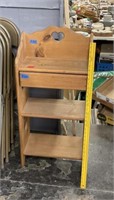 Wooden Shelf With Drawer