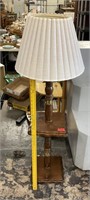 Wooden Floor Lamp With Table