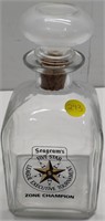 Seagram's Bowling Tournament Decanter