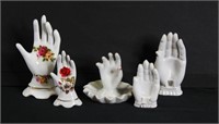 Assorted Vintage Porcelain Hand Figures