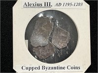 Cupped Byzantine Coins