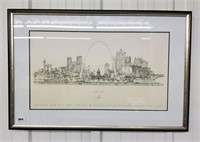 John Pils Downtown St. Louis & Gateway Arch Print