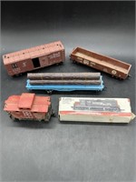 Trains: Locomotive Gondola Box Log Freight Caboose