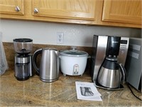 Mr. Coffee Pot & Grinder, Rice Cooker & More