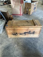 Wooden Hunting Trunk