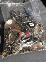 Another big bag of costume jewelry, this one has a