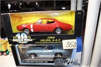 Die Cast Cars '68 Old 442 & '67 Corvette
