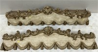 Pair Curtain Valences Architectural Theatrical