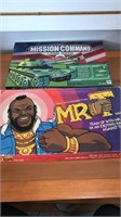 Lot of 2 Gams Mission Command and Mr T (Both