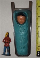 Vtg Britains Lead Indian Chief Figure + Plastic