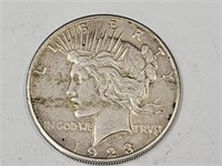 1923 S Silver Peace Dollar Coin