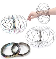 (new) 3pcs Flow Ring Kinetic Spring,3D Shaped Arm