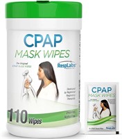 RespLabs CPAP Mask Wipes - 1x 110 Pack Bottle