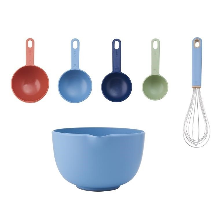 C610  Drew Barrymore Baking Set Blue 6-Piece