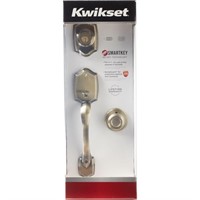 W5468  Kwikset Belleview Handleset in Antique Bras