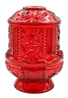 Vintage Red Fairy Lamp