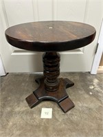 Vintage Round Pedestal Table