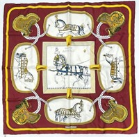 Hermes Grand Apparat - Silk Twill Scarf