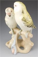 Lot # 3701 - Pair of Royal Dux Macaws on branch