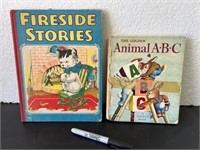 Vintage children books. Animal ABC.