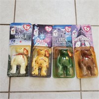 4 TY Ronald McDonald Beanie Baby collectibles