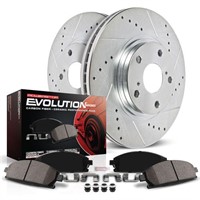 POWERSTOP FRONT 1 CLICK BRAKE KIT WITH HARDWARE