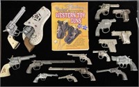 Collection of Vintage Western Toy Cap Guns